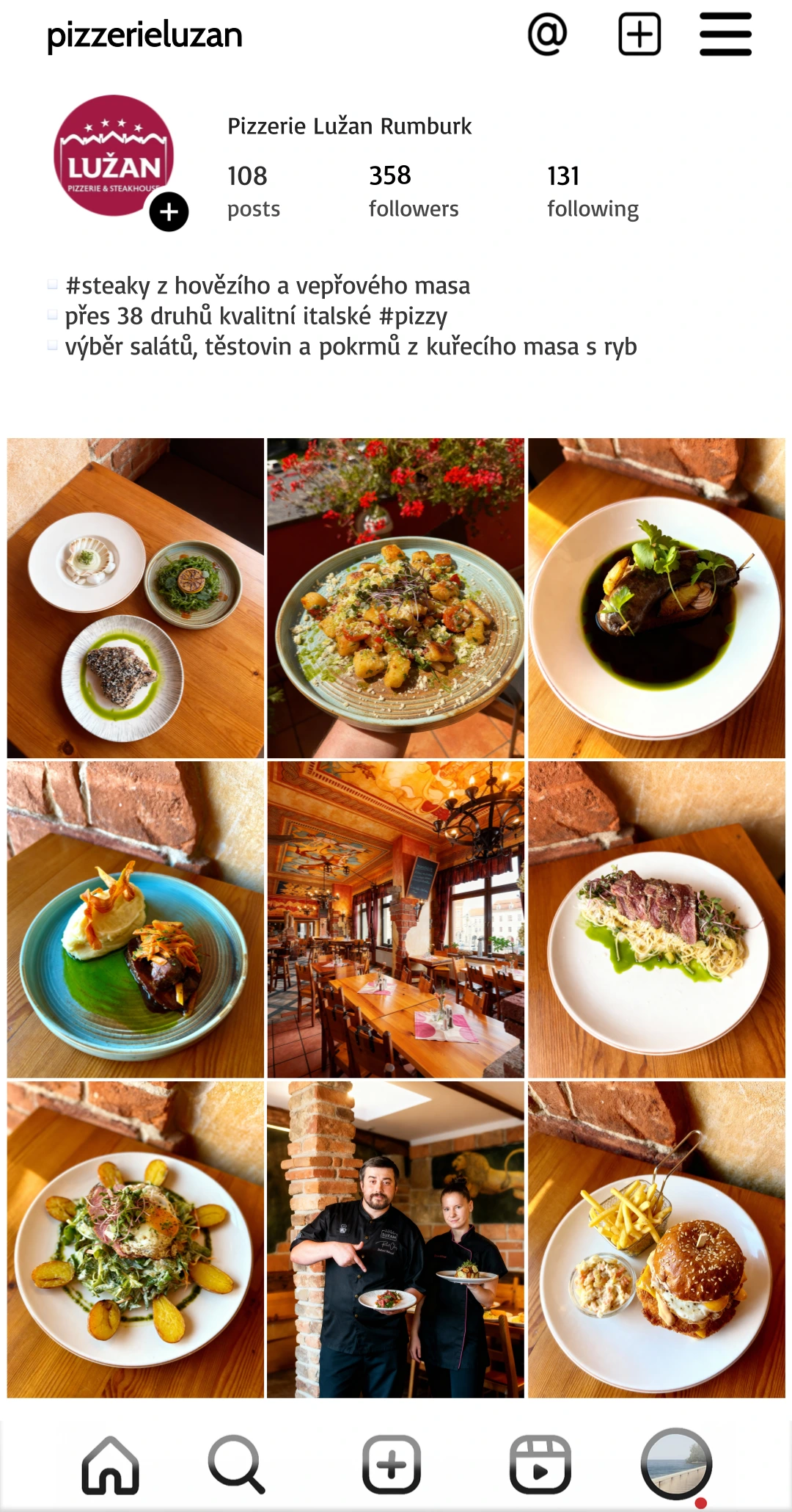 Restaurant posts - first set